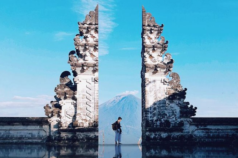 Lempuyang Temple and Tirta Gangga Water Palace, iconic cultural day trips from Ubud for a memorable Bali excursion.